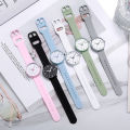 Korean Style Simple Jelly Silicone Student Exam Temperament Life Waterproof Small Fresh Men and Women Calendar Luminous Couple's Watch. 