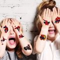Marvel Spiderman Tattoo Sticker Action Figure Anime Iron Man Avengers Waterproof Tattoo Sticker For Boys Toys Kids Birthday Gift. 