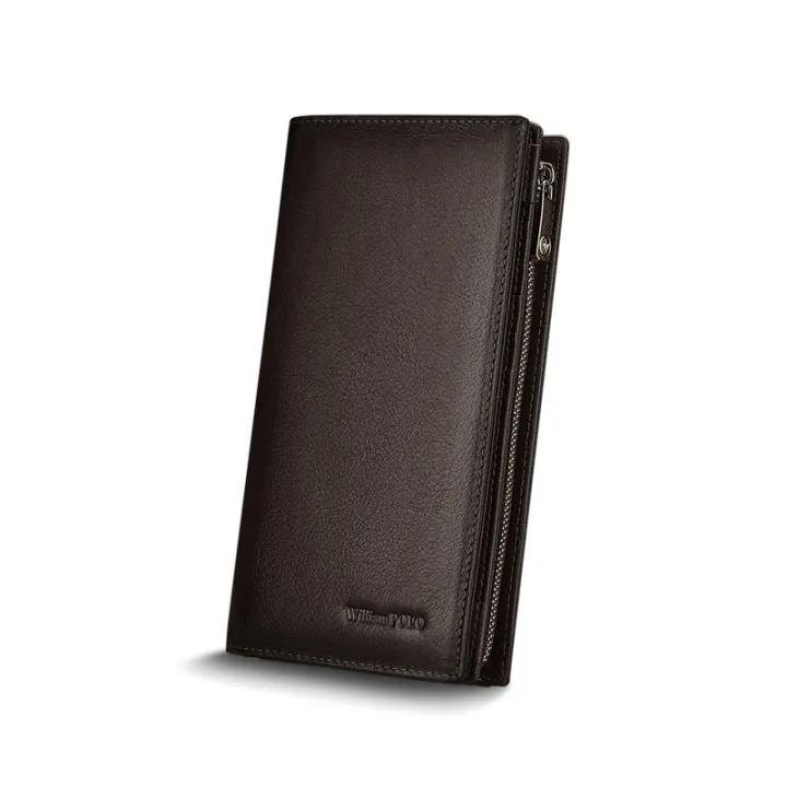 Emperor%20Paul%20Men's%20Wallet%20Genuine%20Leather%20Long%20Vintage%20Large%20Capacity%20Multifunctional%20Driver's%20License%20Business%20Clutch%20Bag%20Wholesale%20-%20Image%207