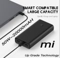 50W~20000mAh Power Bank (Fast Charging, Power Delivery 3.0) (Rechargeable Lithium Polymer Battery).