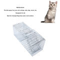 Metal Wire Cat Cage Folding Cat Cage Mild Steel Wire Cat Cage Portable Lightweight Metal Wire Pet Cage for Small Medium Cats. 