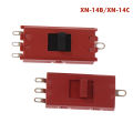 1pc Toggle Slide DIP Air Tube Switch 4 Pins 4 Positions XN-14C 16A 125V 10(2A) 250V For Hair Dryer Blower Switch. 