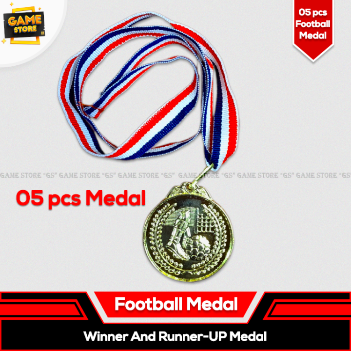 Champion%20&%20Runner-Up%20Football%20Medal%20Gold%20%20&%20Silver%20Colour%20with%20ribbon%20for%20Football%20Player%20-%20Image%206