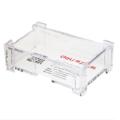 Deli 7621 Transparent Front Desk Business Card Holder.