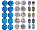 Nail Art Stamping Plate - Small Round - JQ Series.