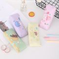 【No-Questions-Asked Refund】 Portable Pen Bag Zipper Stationery Pencil Case Pen Storage Bag Gift. 