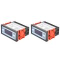 2X STC-200 Digital Thermostat Temperature Controller Microcomputer Refrigeration Heating Controller AC220V. 
