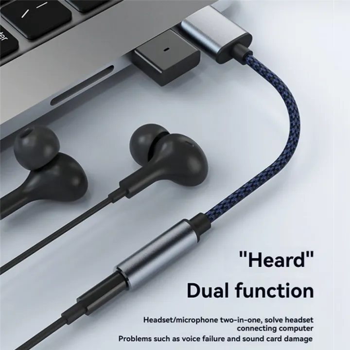 USB%20to%203.5mm%20Audio%20Cable%20USB%20A%20to%203.5mm%20Female%20External%20Black%20-%20Image%203