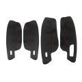 8 PCS Car Door Handle Armrest Panel Microfiber PU Leather Protective Cover Trim LHD for Golf 7 2014-2018.