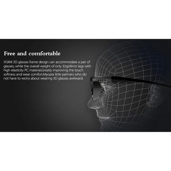 4%20PCS%20Active%20Shutter%203D%20Glasses%20for%20DLP%20Link%20Compatible%2096-144HZ%20with%20Optama%20/Acer/BenQ%20/ViewSonic/XGIMI%20DLP%20Link%20Projectors%20-%20Image%205