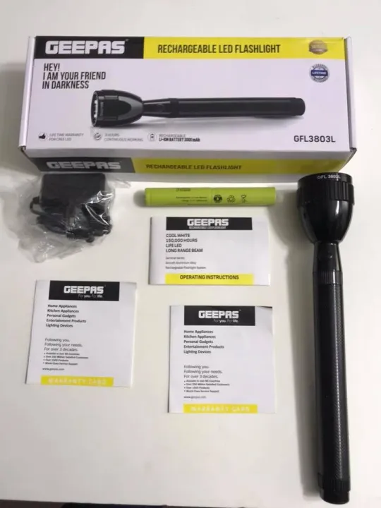 Geepas%203803%20Rechargeable%20Flashlight%20Torch%20Light%20-%202000%20Meters%20-%20Image%202