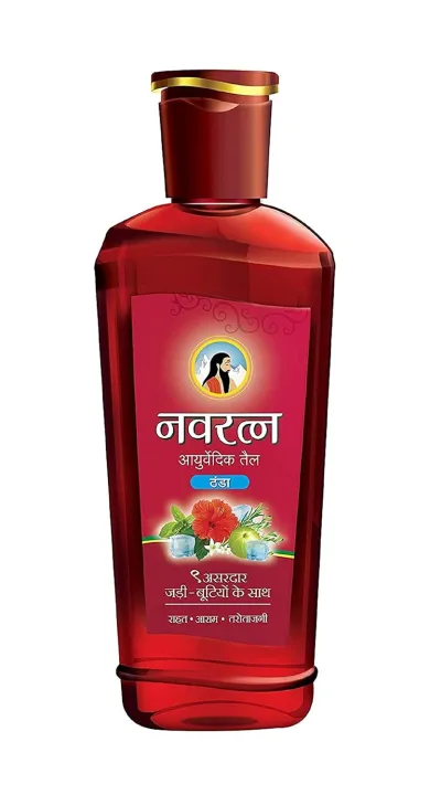 Navratna%20Ayurvedic%20Cool%20Hair%20Oil,%2090%20ml%20-%20Image%202