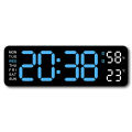 GC Digital Clock LED Electronic Alarm Clock, Date, Time, Week, Temperature, And Humidity Display, Modern Desk And Wall Clock, For Bedroom, Living Room And Office. 