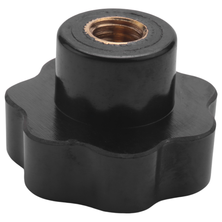 XHHDQES%2010%20Pcs%20M10%2010mm%20Dia%20Thread%20Black%20Plastic%20Star%20Head%20Clamping%20Knob%20Grip%20-%20Image%205
