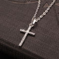 Cross Pendant Necklace  - Crystal Cross Pendant Necklace - Jewelry for Men / Women. 