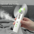 Portable 2 In 1 Mini Fan USB Rechargeable Water Spray Mist Fan Face Steamer AC Outdoor for Summer Travel. 