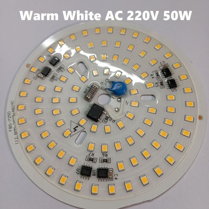 WARM%20WHITE%20Waterproof%20112mm%20ROUND%20White%2050W%20DIRECT%20AC%20220V%2050Watt%20LED%20Light%20Bulbs%2096Pcs%20Warm%20White%20SMD%20LED%20Light%20Plate%20With%20MOV%20Integrated%20IC%20Driver%20-%20Image%202