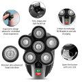 5In1 6D Electric Shaver for Men Rechargeable Bald Head Electric Shavers 6 Floating Heads Beard Nose Razor Clipper Hair Trimmer. 