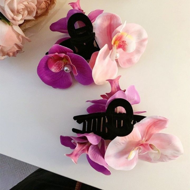 1PC%20Purple%20Pink%20Pearl%20Phalaenopsis%20Large%20Shark%20Clip%20Sweet%20Elegant%20Hair%20Claw%20for%20Women%20Trendy%20Ins%20Hair%20Clip%20Headwear%20-%20Image%206