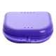 1 Pcs Tooth Retainer Box Brace Container Mouthguard Guard Denture Storage Case Cleaner. 