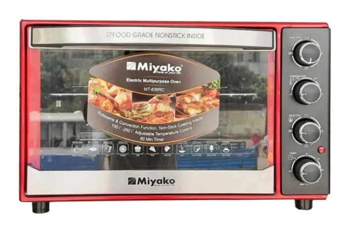 36 Liter Miyako Electric Oven MT-836 with rotisserie convection function