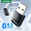UGREEN USB Bluetooth 5.3 Dongle Adapter for PC Speaker Wireless Mouse Keyboard Music Audio Receiver Transmitter Bluetooth. 