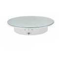 3 Speeds 20cm Intelligent Electric Rotating Display Stand Turntable F. 
