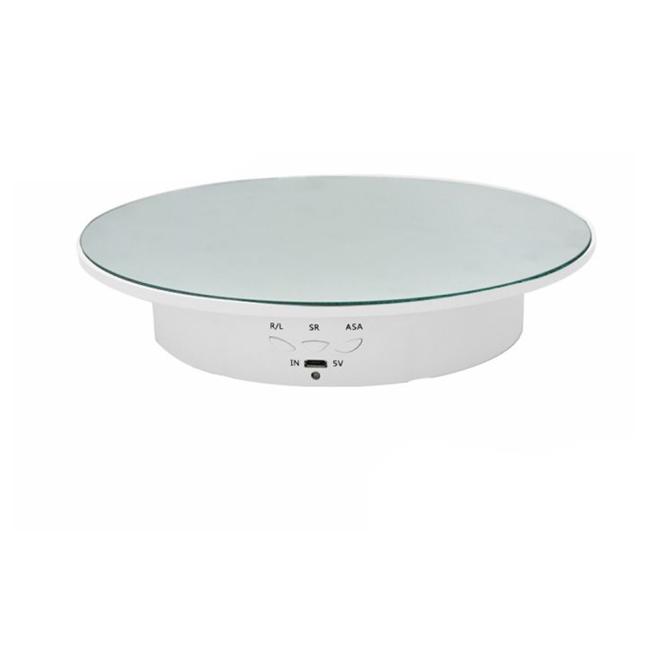 3 Speeds 20cm Intelligent Electric Rotating Display Stand Turntable F