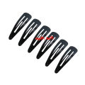 Steel Metal Punch Clip for girls and women - 12pc (Black).