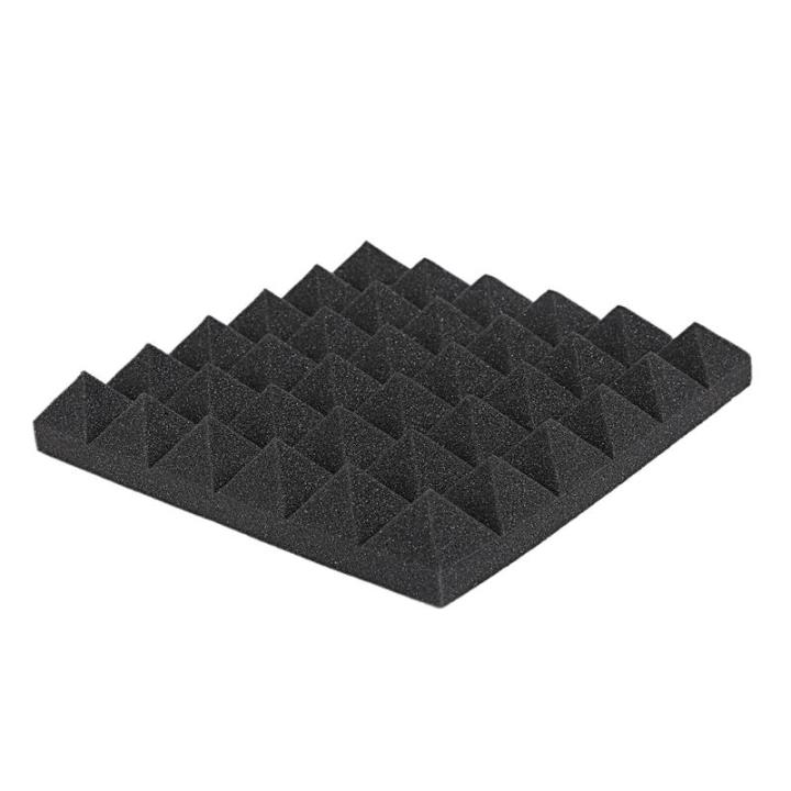 Charcoal%20Acoustic%20Foam%20Tiles%20Soundproofing%20Foam%20Panels%20Studio%20Sound%20Padding%202%20x%2010%20x%2010%20Inch(Black+Red)%20-%20Image%208