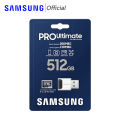 SAMSUNG PRO Ultimate Micro SD Card 128gb SD Memory Card Reader U3 4K V30 A2 Memory TF Card 512GB 256GB High Speed 200M/s For PC. 