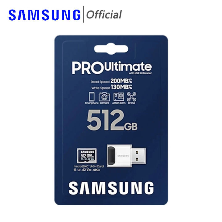 SAMSUNG%20PRO%20Ultimate%20Micro%20SD%20Card%20128gb%20SD%20Memory%20Card%20Reader%20U3%204K%20V30%20A2%20Memory%20TF%20Card%20512GB%20256GB%20High%20Speed%20200M/s%20For%20PC%20-%20Image%205
