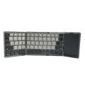 B089T fold Folding Bluetooth with Touch Keyboard Lightweight and Portable Three System Universal.