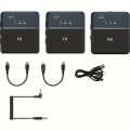 SX9 Wireless Microphone for Type C & 3.5mm Dual Microphone Single Microphone.