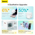 Baseus GaN5 Charger 20W Fast Charger 1C CN Adapter For Iphone 14 13 12 11 Series.