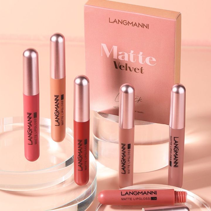 6Pcs/Box%20Cosmetic%20Long%20Lasting%20Moisturizer%20Beauty%20Waterproof%20Lipstick%20Lipstick%20Set%20Velvet%20Matte%20-%20Image%204