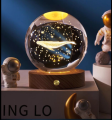 Solar System Globe Galaxy Crystal Ball 3D Laser Engraved Astronomy Planet Ball Fantasy Style Home Decor Universe Model Gift. 