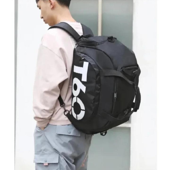 T60 Travel Bag With Shoe Storage Fashion T60 Travel Duffel Gym
