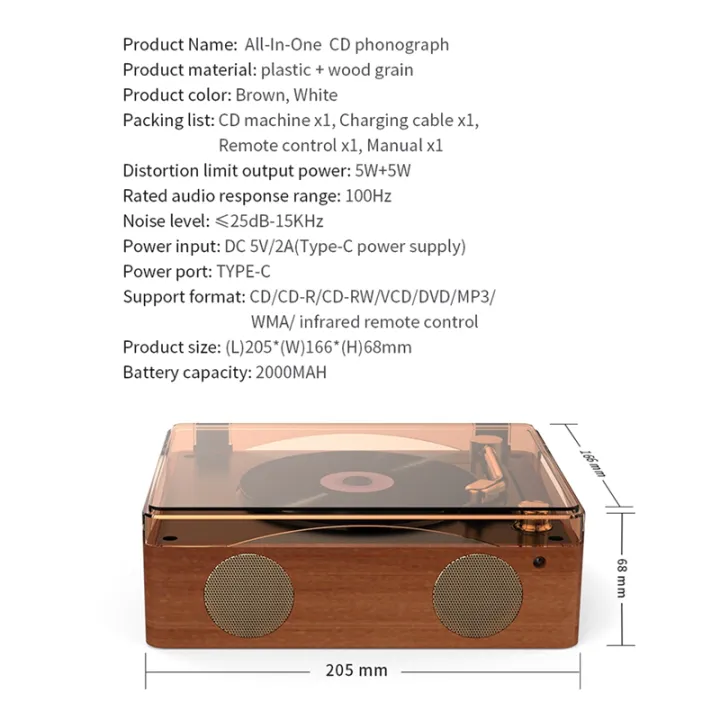Retro%20CD%20Player%20Bluetooth%205.0%20Rechargeable%20Built-in%20Speaker%20Portable%20Music%20Player%20USB%20HiFi%20Player%20with%20Infrared%20Remote%20Easy%20Install%20Easy%20to%20Use%20-%20Image%207