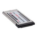 (New) high-speed dual 2 Port USB 3.0 express card 34mm slot express card PCMCIA converter adapter for laptop notebook.