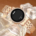 SKMEI 1669 RoseGold Stainless Steel Digital Watch For Women - RoseGold. 