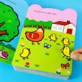 0 3 years old play stickers 8 volumes focus training hands on stickers for young children fun and imaginative early education books. 