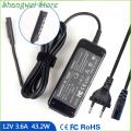 12V 3.6A Notebook Power Adapter Charger for Microsoft Surface 2 1512 1516 1572 7ZR-00001. 