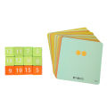 Fraction Math Manipulatives Set, Add Subtract Math Manipulatives Blocks Toy for Education. 