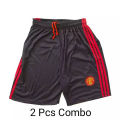 Football Half Pant 2 Pcs Combo. 