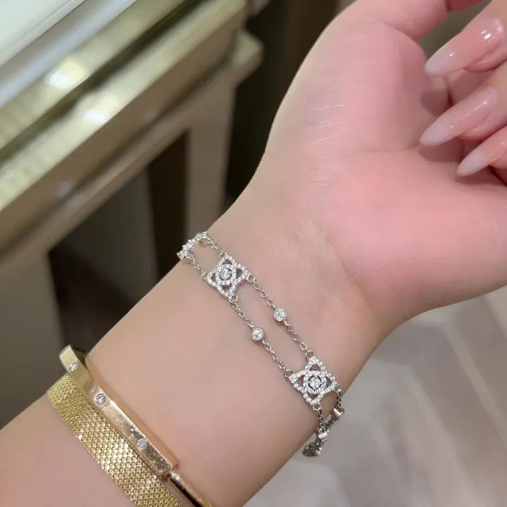 Internet%20celebrity%20same%20lotus%20double-layer%20bracelet%20S925%20sterling%20silver%20niche%20design%20high-end%20plating%2018K%20gold%20lotus%20bracelet%20women%20-%20Image%204