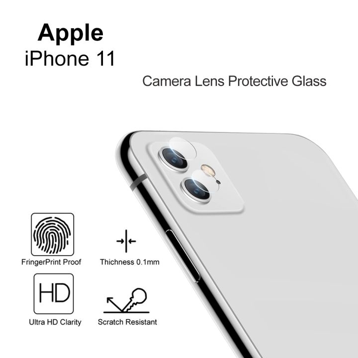 Iphone 11 Clear Ultra Slim Screen Protector Back Camera Lens Tempered