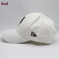 Black And White Bts Embroidery Logo Curved Cap - Cap.