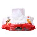 Fresh Lemon Flavor Reusable Dogs Cats Paper Wipes Lid Tissue Wet Portable. 