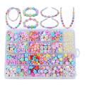 1 Set Children Kids Girls DIY Bracelet Beads 24 Compartment Arts Craft Jewelry Making Box. 